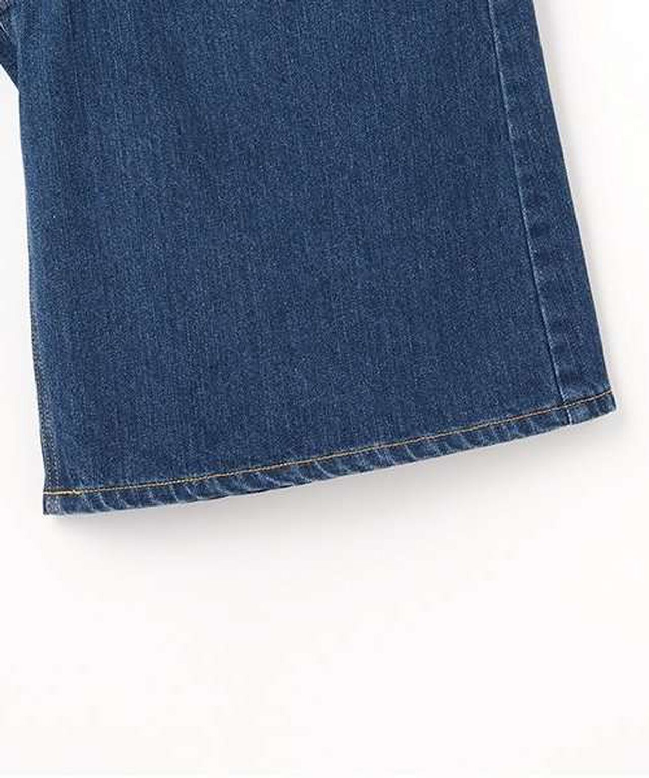 Denim Wide Half Pants,Blue, large image number 3