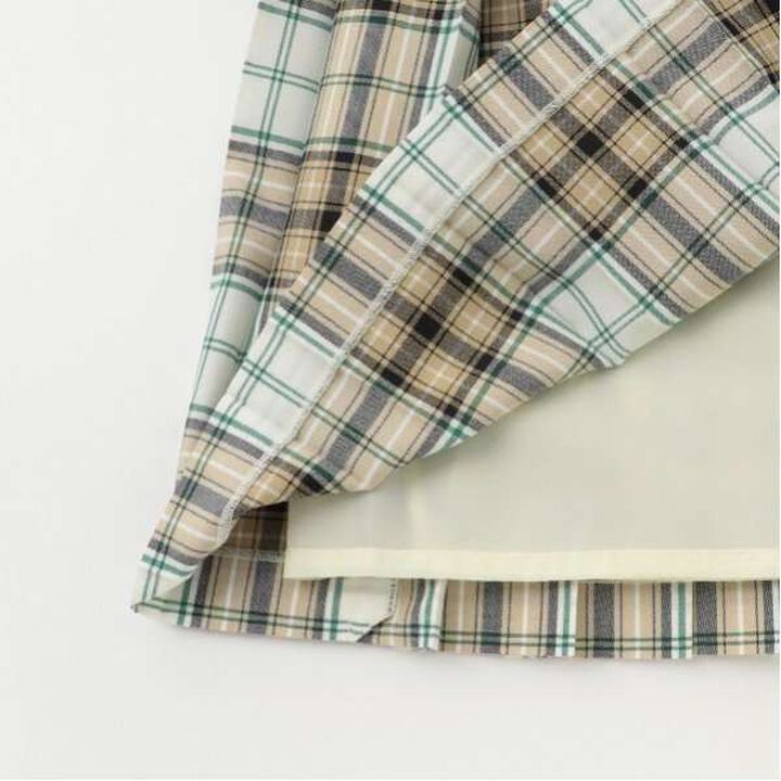 *TW Pleated Check Skirt,Blue, medium image number 26