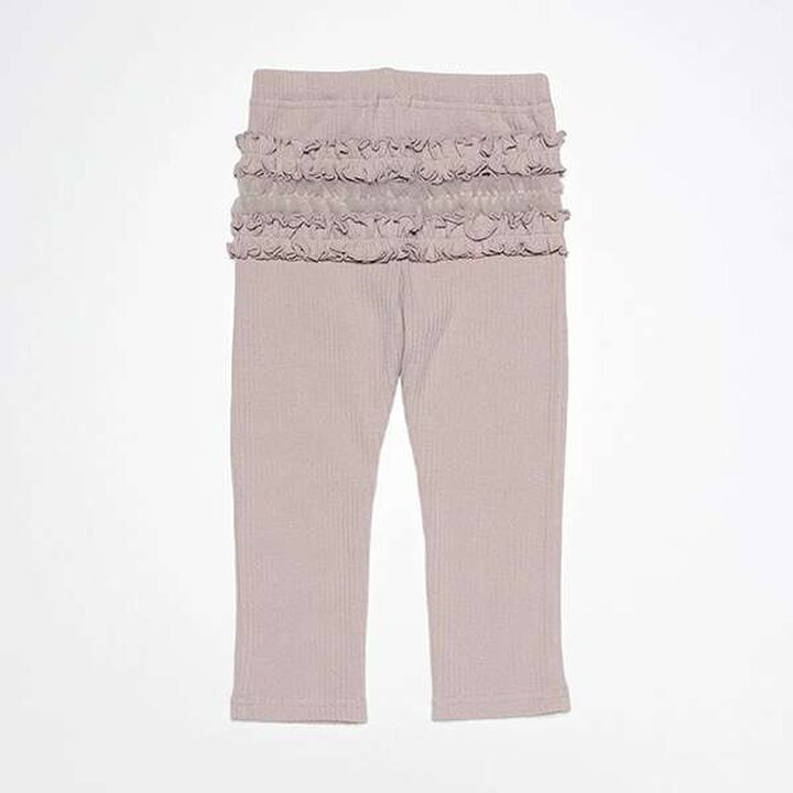 Back Frill Leggings,Light pink, medium image number 7