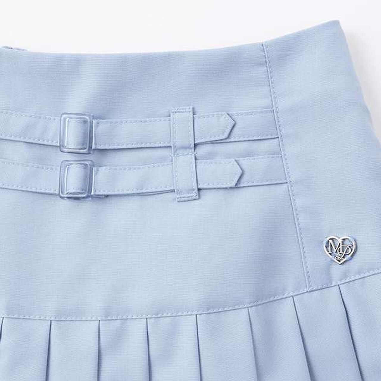 Double Pleated Skirt-Pants,Black, large image number 5