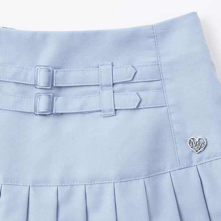 Double Pleated Skirt-Pants,Black, medium image number 5