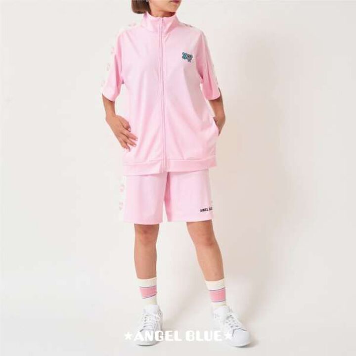 [ANGEL BLUE] Junior Mr. Nakamura Short-Sleeve Jersey,Pink, medium image number 16