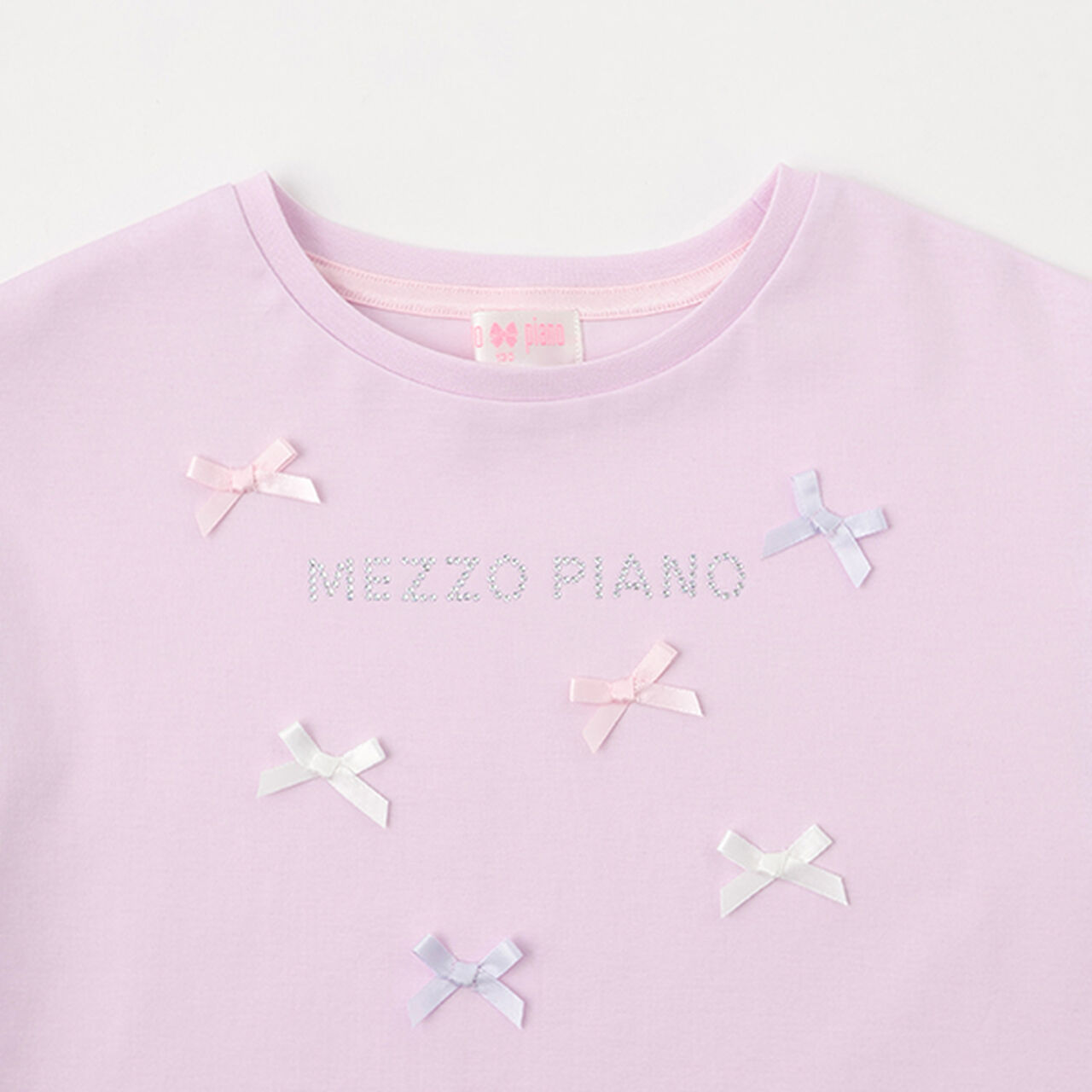 Gelato Ribbon Short Sleeve T-Shirt,Lilac, large image number 2