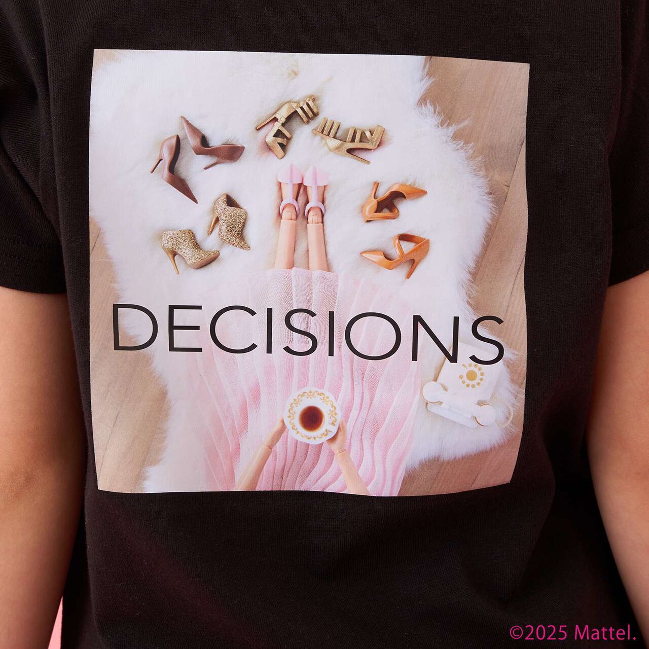 [Barbie] Sleeve Tuck T-Shirt,White, large image number 33