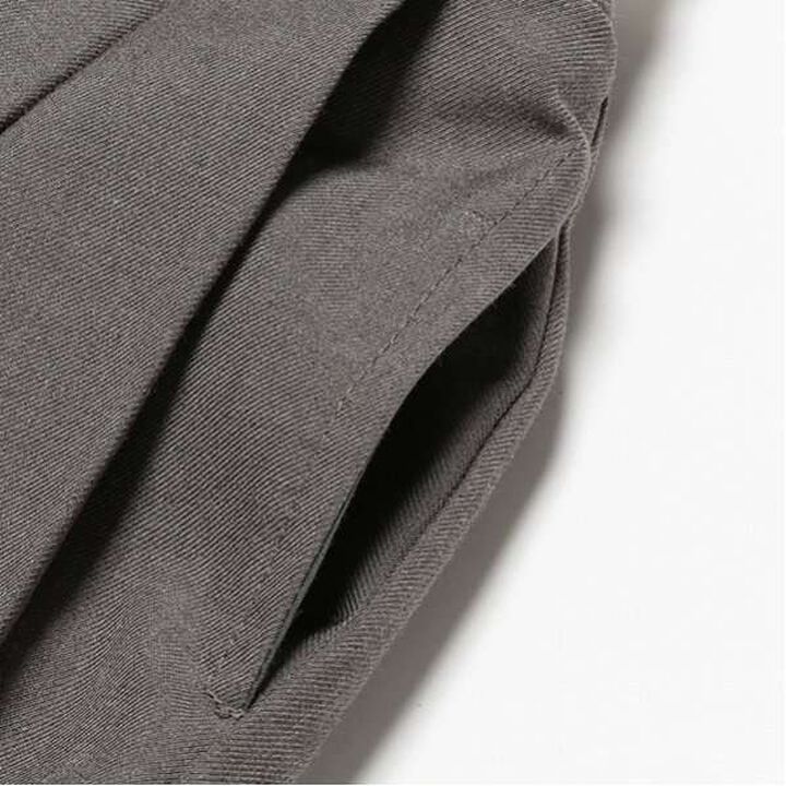 [Link] Double Waist Pleated Skirt-Pants,Brown, medium image number 15