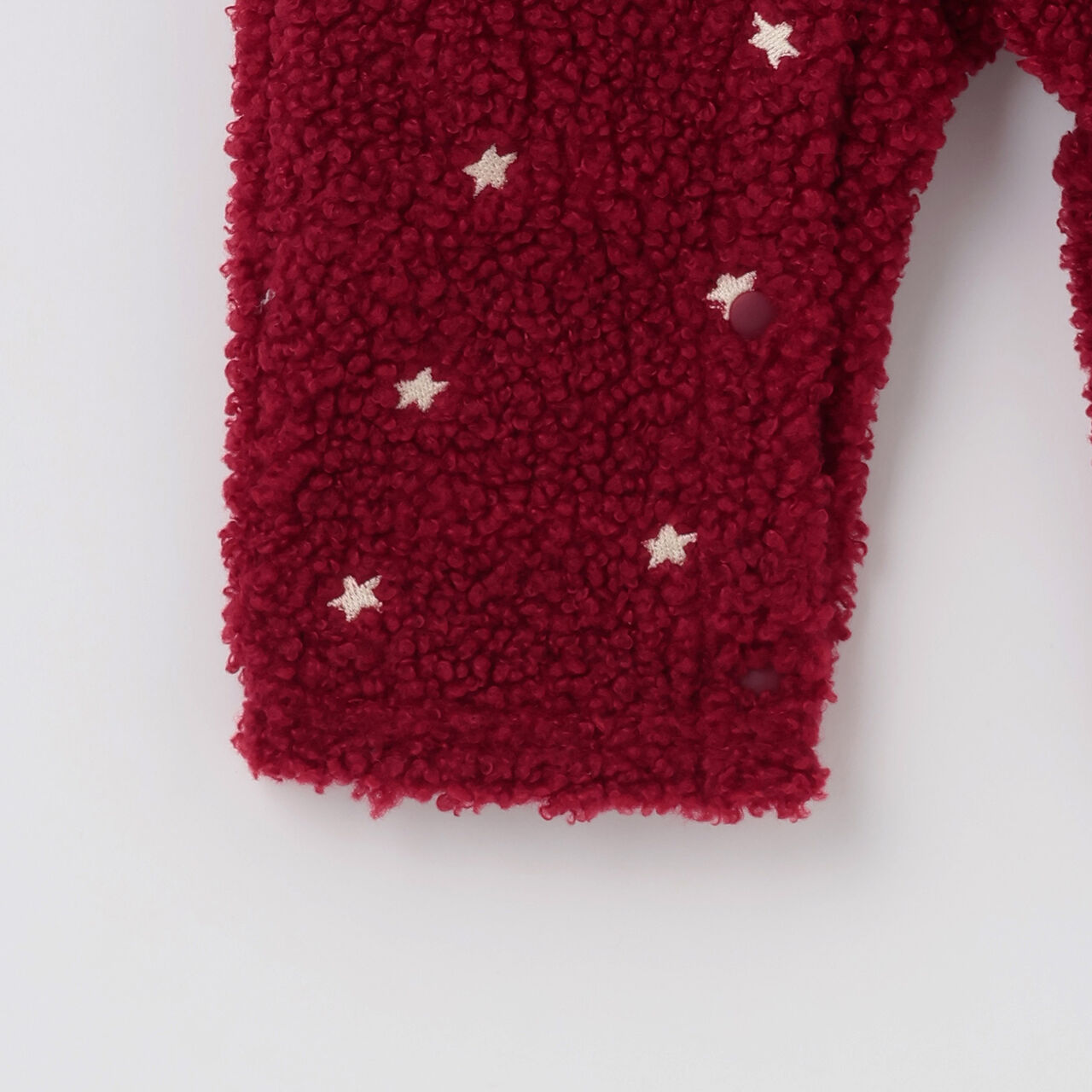 Star Embroidery Overalls Coverall,Ivory, large image number 15