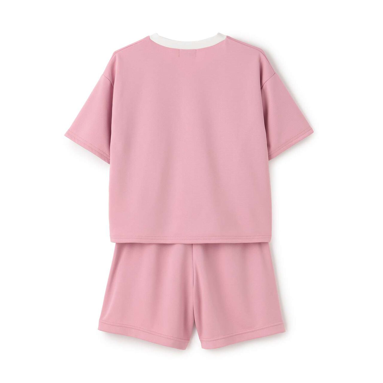 Sleek Plus Quick-Dry Mesh Sports Outfit Set,Off white, large image number 9
