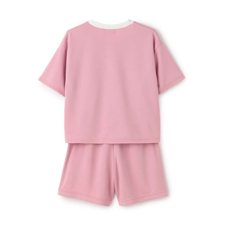 Sleek Plus Quick-Dry Mesh Sports Outfit Set,Off white, medium image number 9