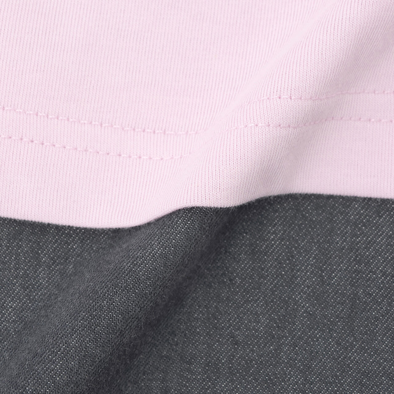 [Cool Touch] Side Slit Lace-Up Jumper Skirt Set,Blue, large image number 4