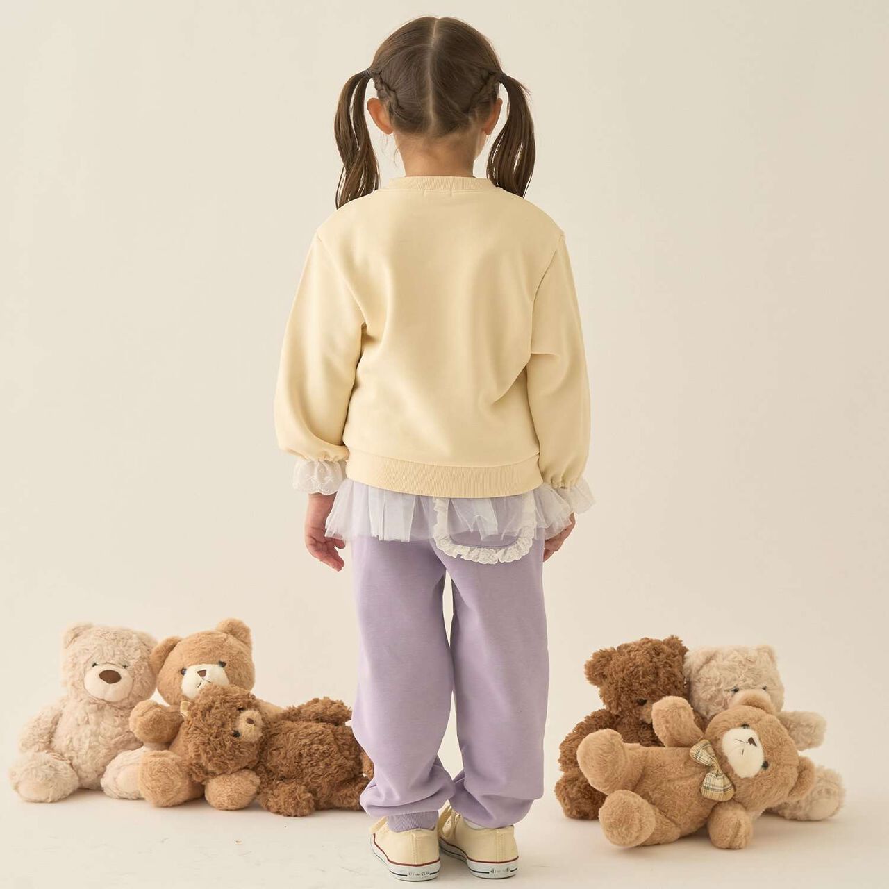 [Lycee Mine Ballet Series] Cuff Lace Sweatshirt,Cream, large image number 26