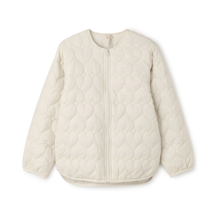 [Link] Heart Quilted Jacket (Junior Size),, medium