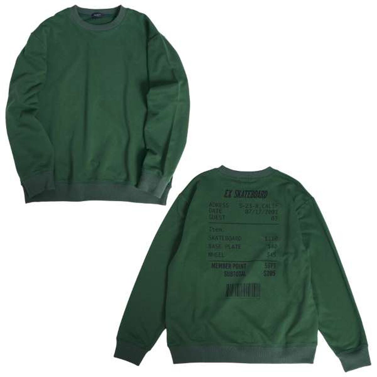 Assorted Back Print Sweatshirt,Green, large image number 0