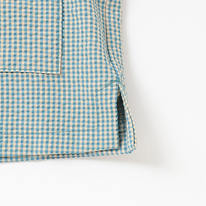 Soccer Gingham Sailor Shirt,Orange, medium image number 6