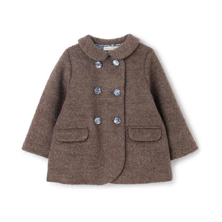 Liberty Button Coat,Mocha tea, medium image number 0