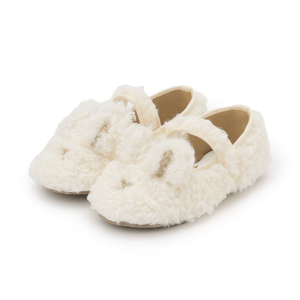 Animal Boa Slip-On Shoes,Ivory, large image number 0