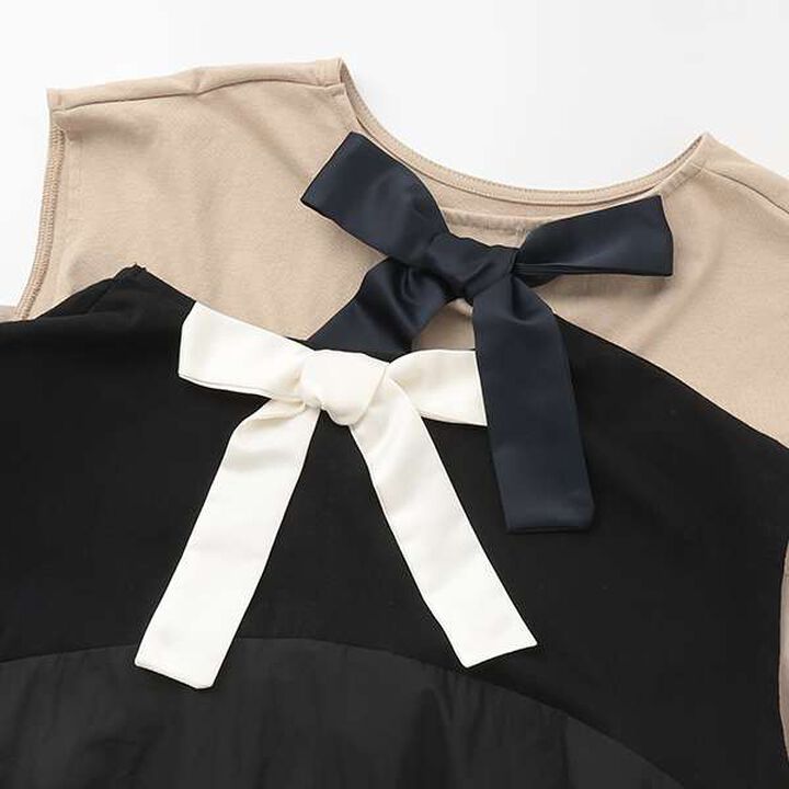 [Link] Balloon One-Piece Dress,Light beige, medium image number 7