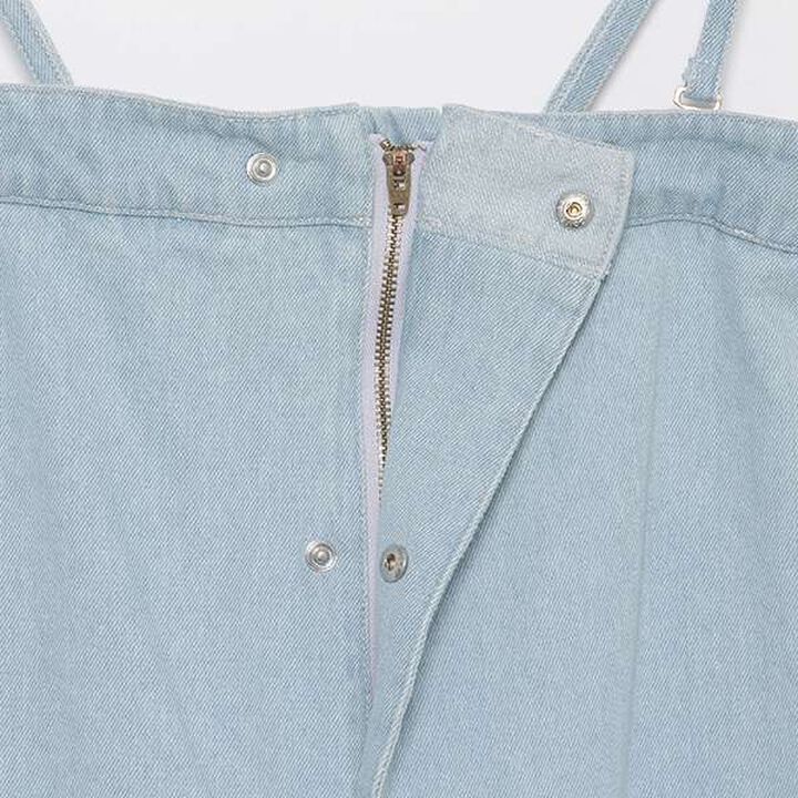 [LADIES] Denim Overall,Navy, medium image number 13