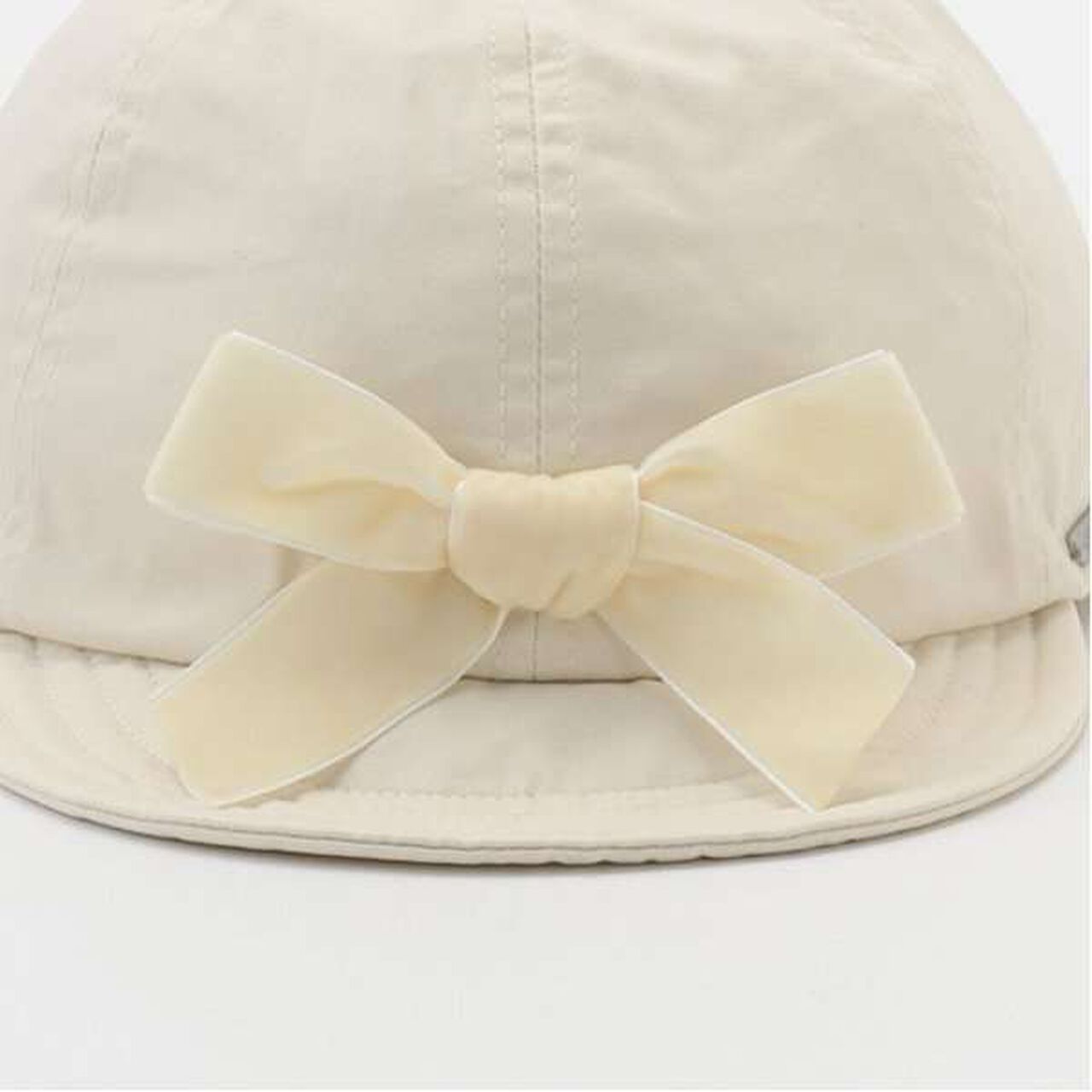 Velour Ribbon Cap,Ivory, large image number 8