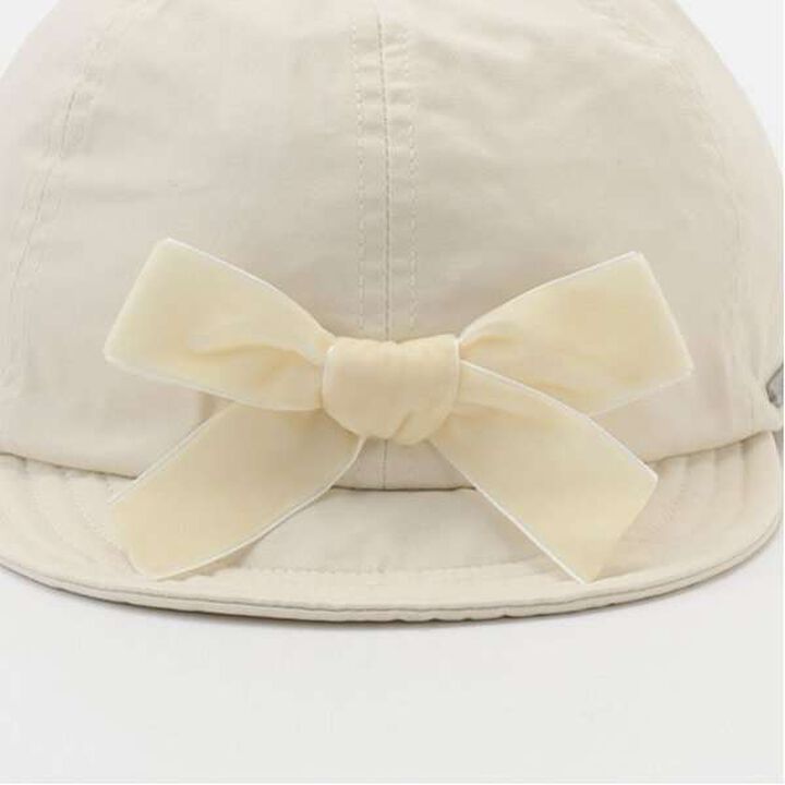 Velour Ribbon Cap,Ivory, medium image number 8