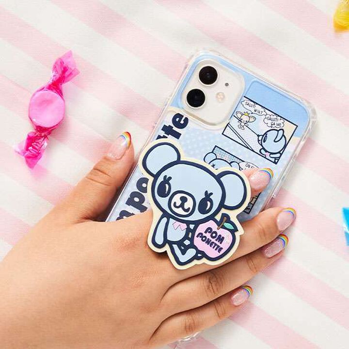 Mint-kun Smartphone Grip,Sax blue, medium image number 7