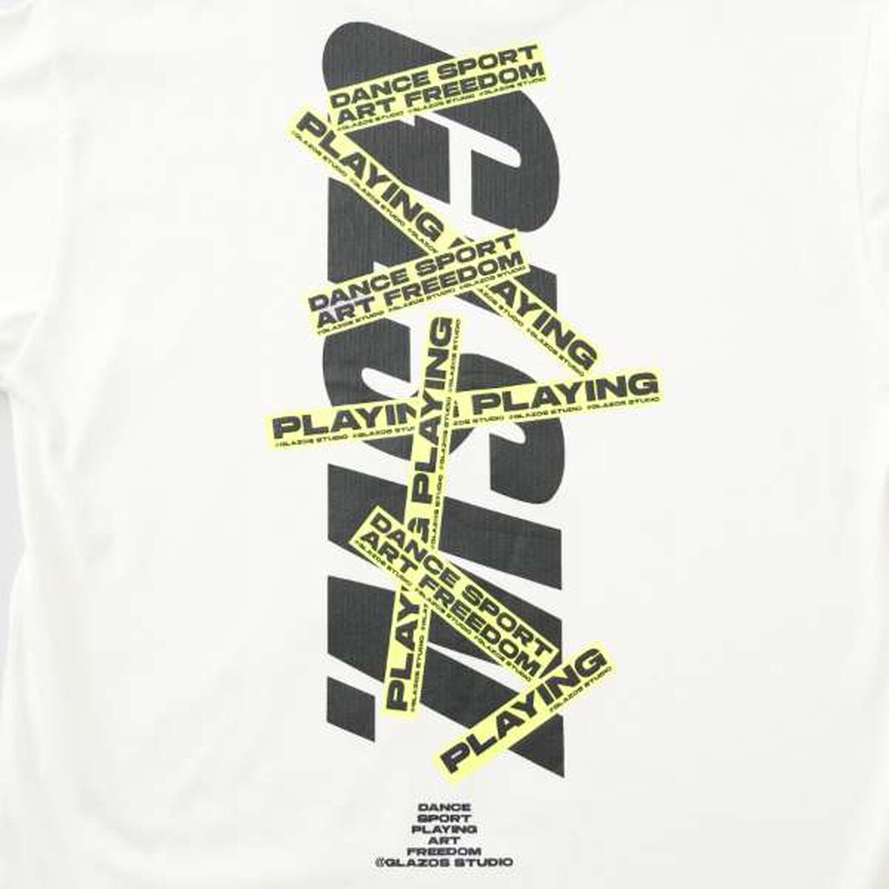 [GLSW.] Logo Reflective Print Long-Sleeve T-Shirt,White, large image number 5