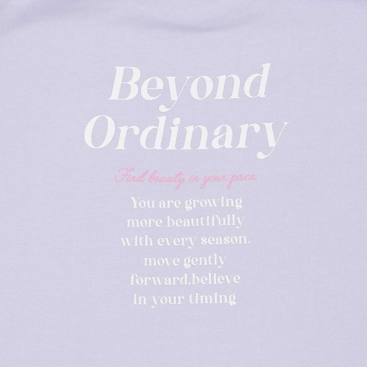 [2WAY・Quick-Dry Absorbent] T-Shirt with Clear Belt,Lavender, large image number 9