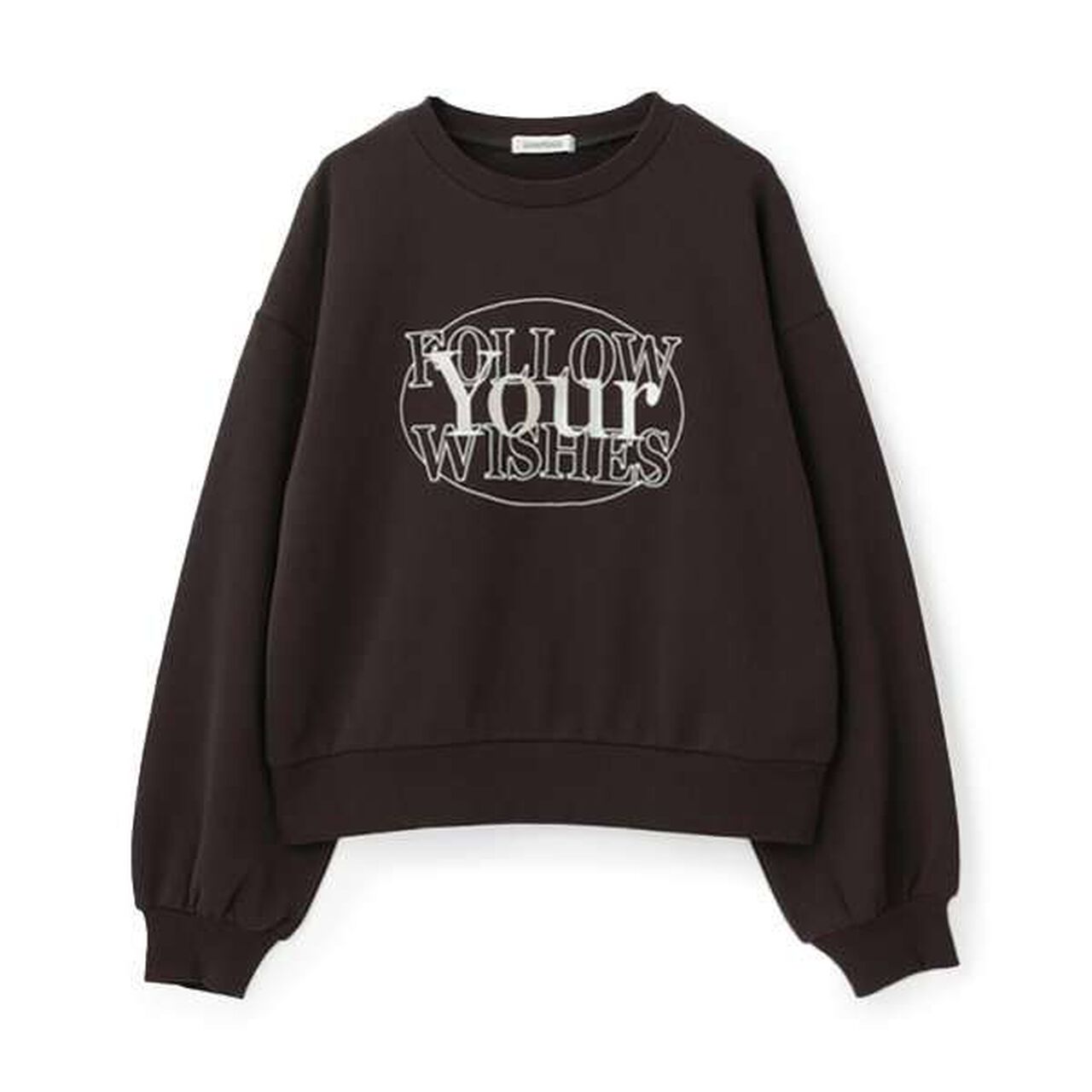 Circle Embroidery Pullover,Emerald green, large image number 3