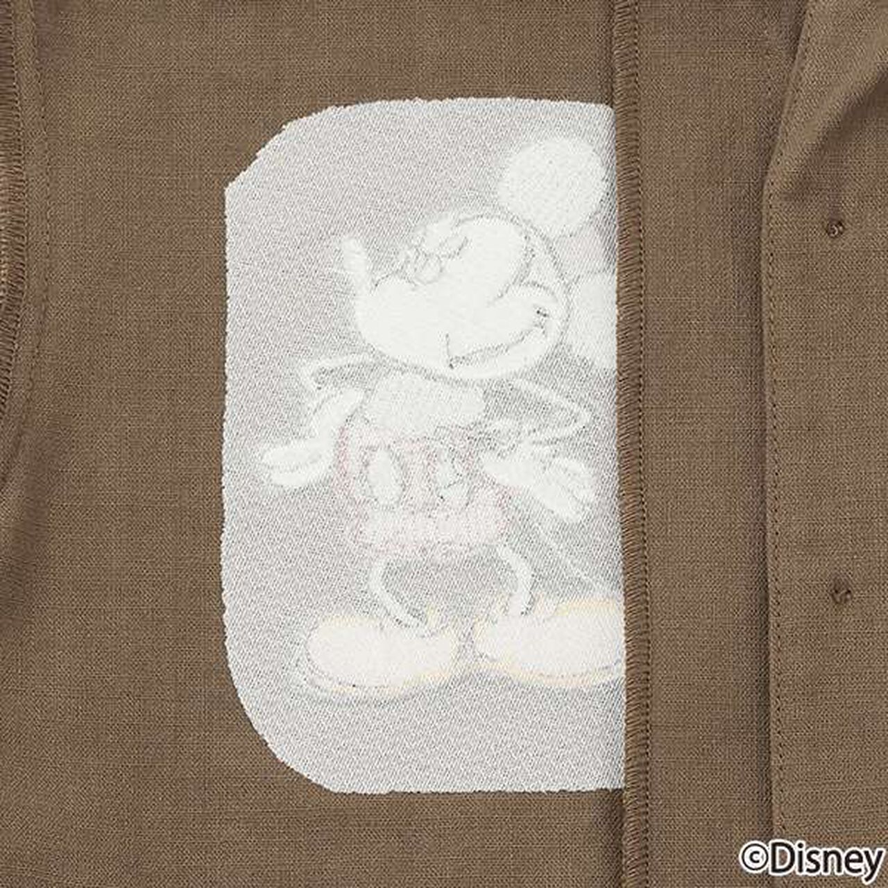 [Disney] Open-Collar Short-Sleeve Shirt,Multi color, large image number 13