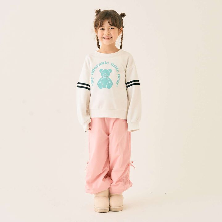 Assorted Flock Print Fleece Pullover,Lavender, medium image number 15