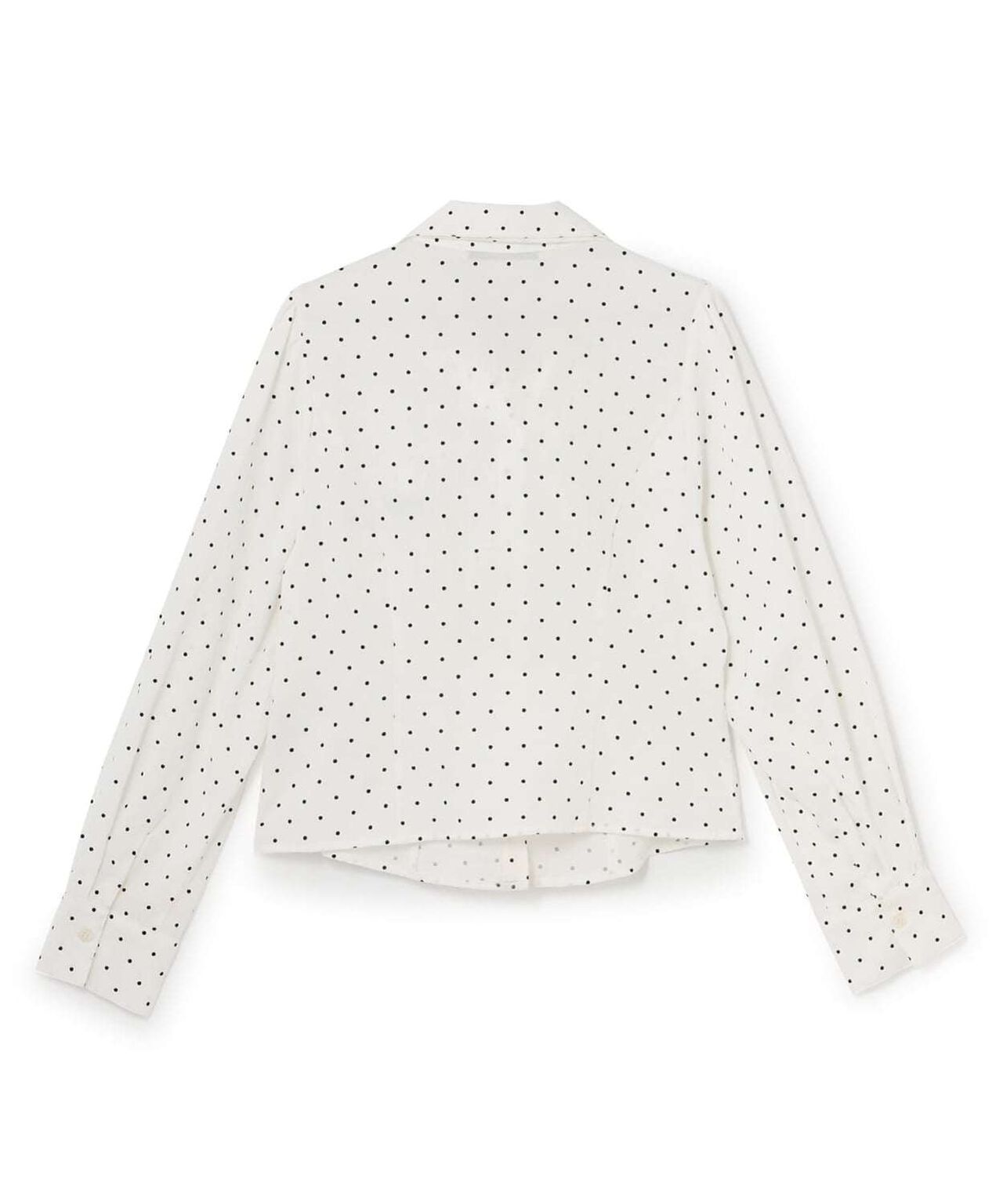Stone Name Bow Tie Shirt,Off white, large image number 1