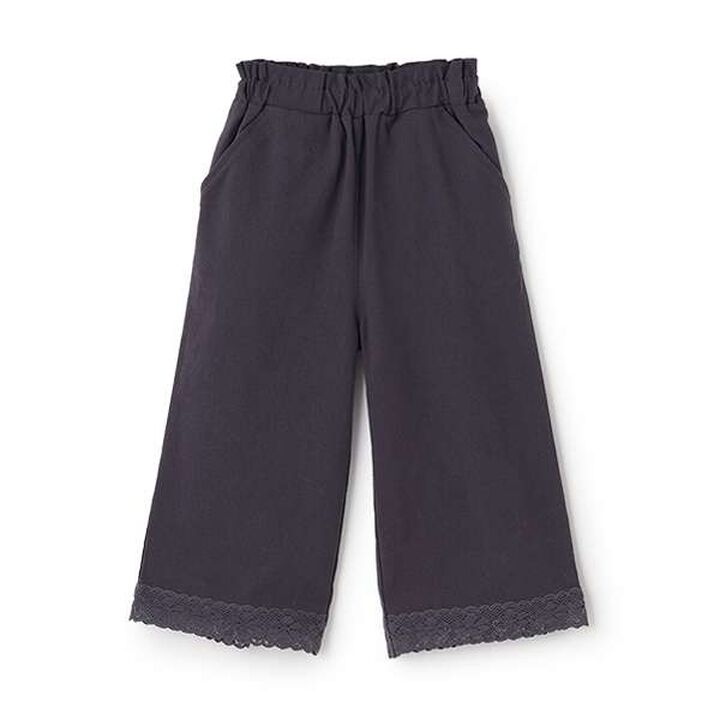 [Link] Side Lace Wide Pants (Kids),Pearl white, medium image number 7