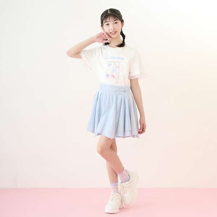 Dad Sneakers with Pearl Charm,White, medium image number 26