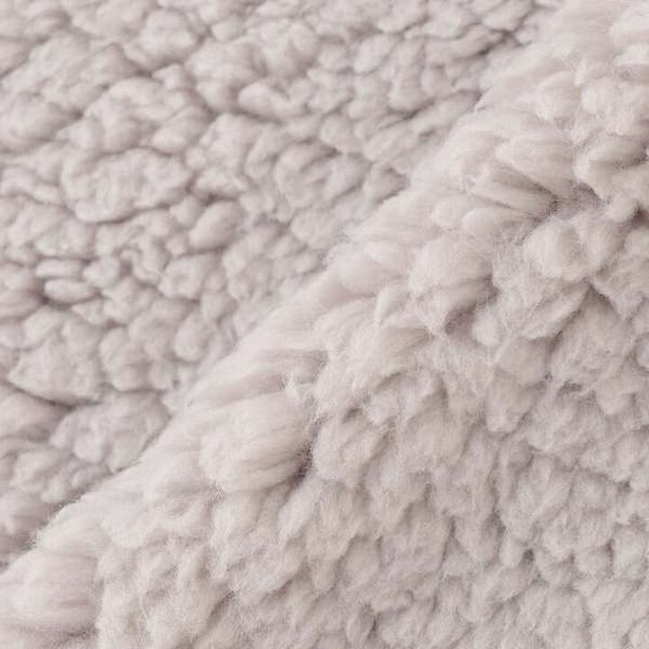 Fluffy Hooded Cape,Pearl white, medium image number 6