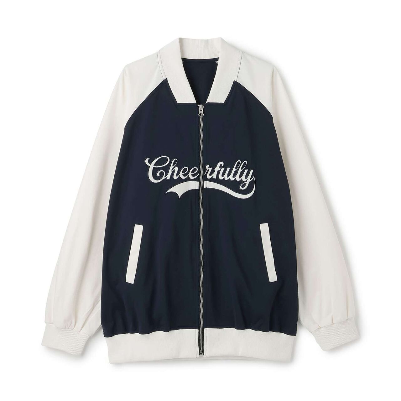 [High-Spec Outerwear] Varsity Jacket,Black, large image number 11