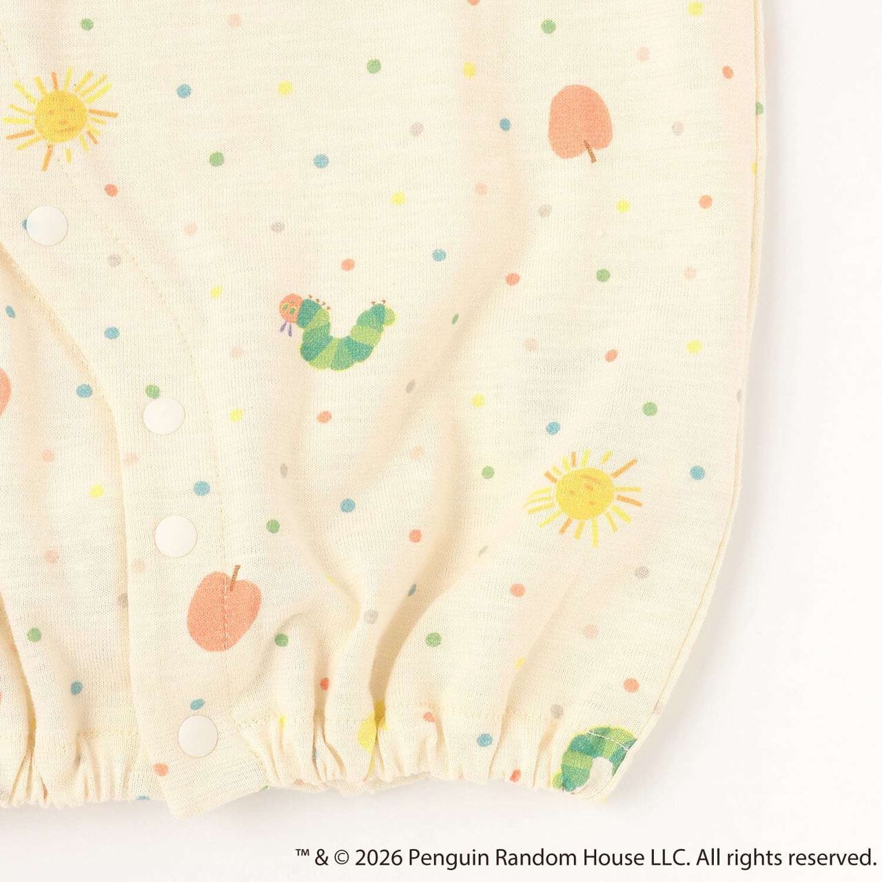 [Hungry Caterpillar] All-Over Pattern 2 WAY Overall,Off white, large image number 8