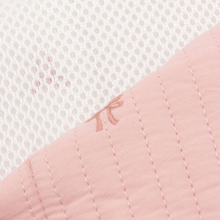 Quilted Embroidery Stroller Seat,Light blue, medium image number 3