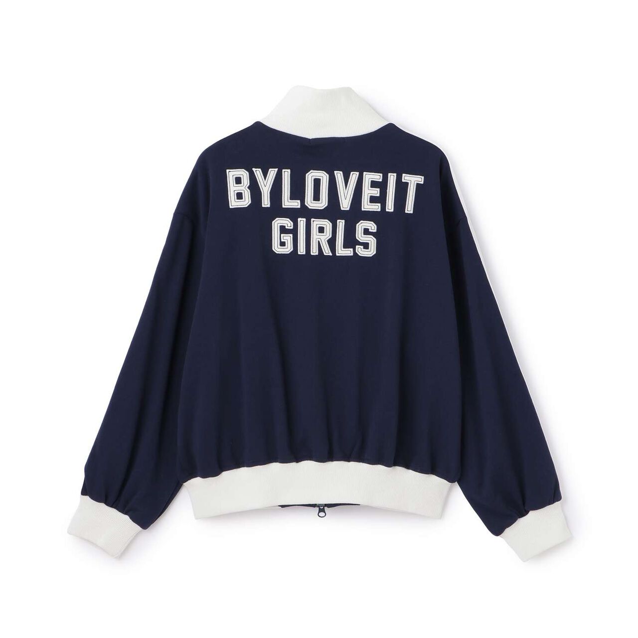 B Point Bomber Jacket,Ivory, large image number 1