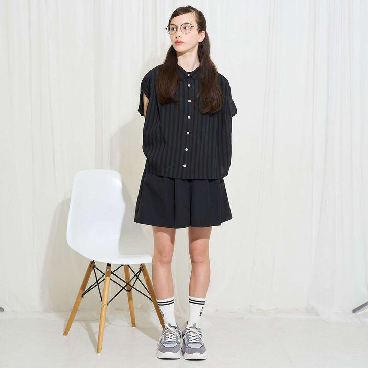 [AMI] Shoulder Tuck French Blouse Outfit Set,, medium