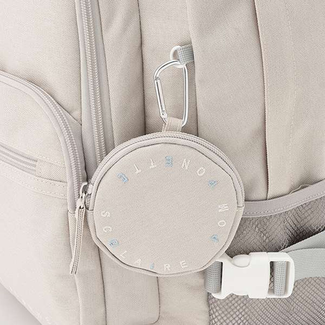 23L School Backpack with Round Pouch,Black, large image number 17