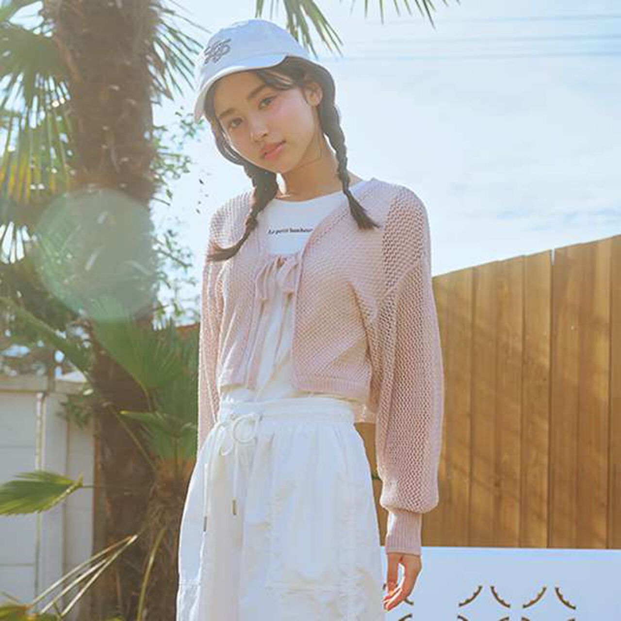 Sparkly Mesh Bolero with Inner Layer,Pink, large image number 0