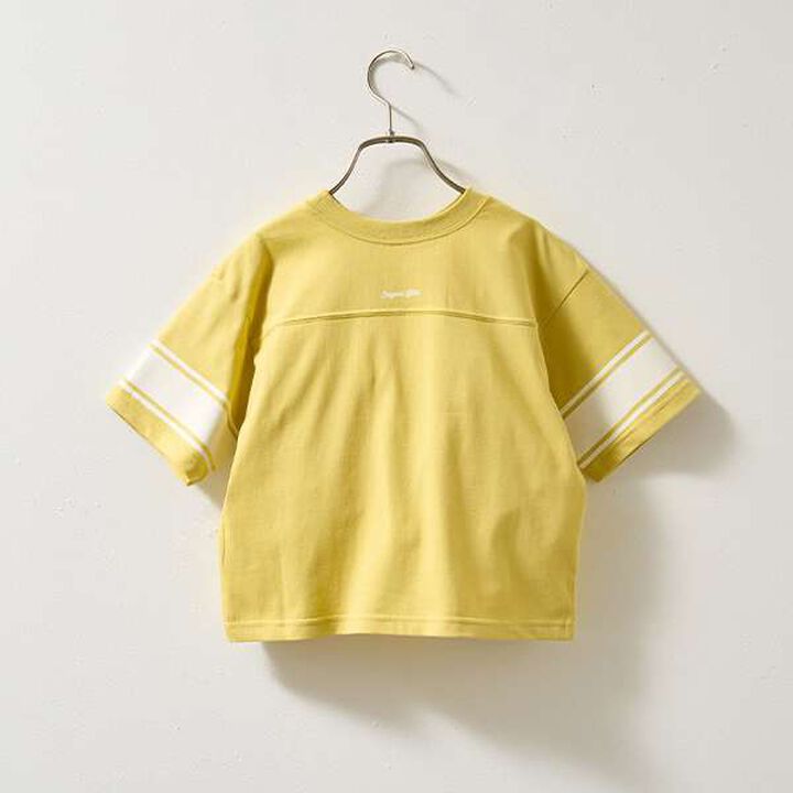 [Reversible] Line Print T-Shirt (Comfortable Jersey Fabric),Deep blue, medium image number 23