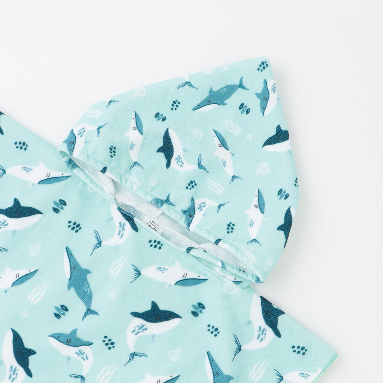 [SWIM] Hooded Cape Towel for Kids &ndash; Boys & Girls Children's Clothing,Mint, large image number 3