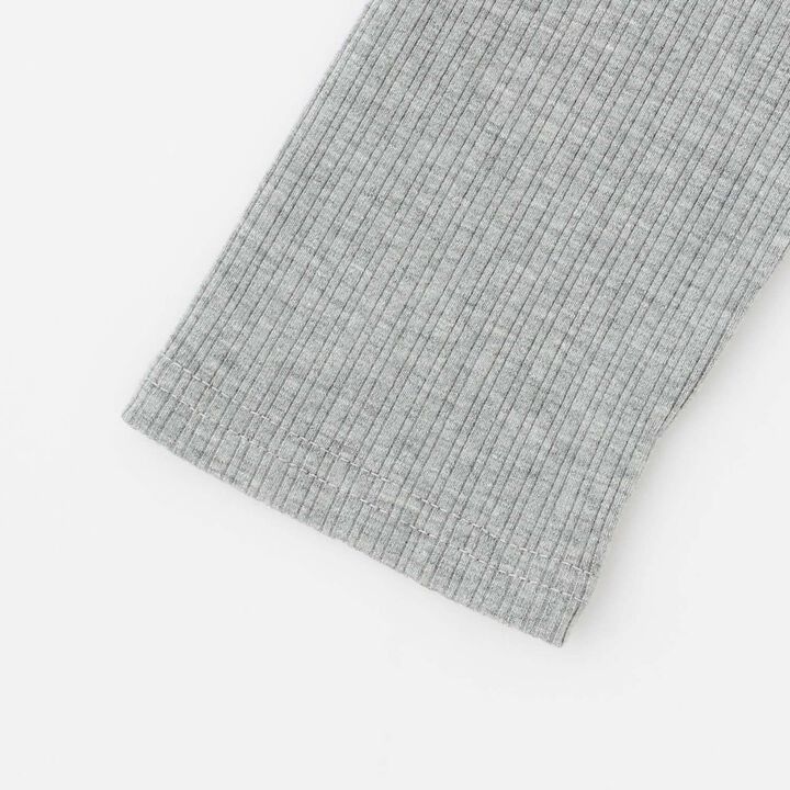 Parent-Child Matching Lace Frill Ribbed Long-Sleeve T-Shirt,Black, medium image number 11