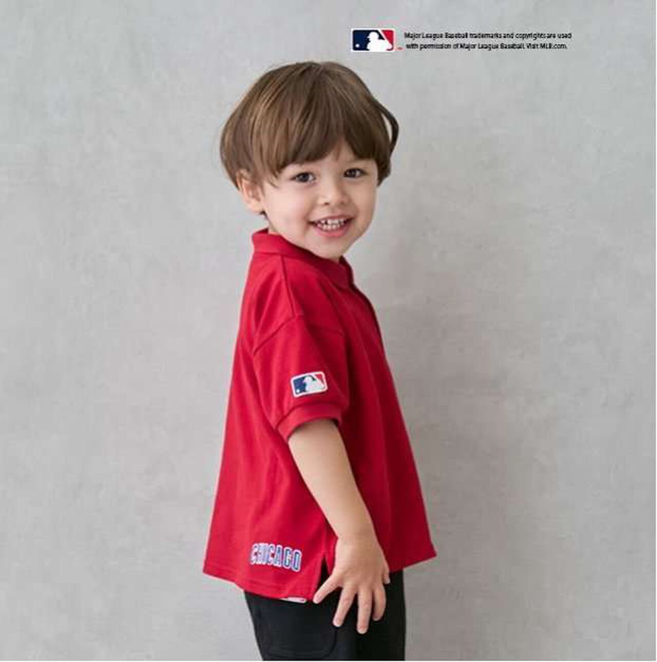 [MLB] Polo Shirt,Navy, large image number 1