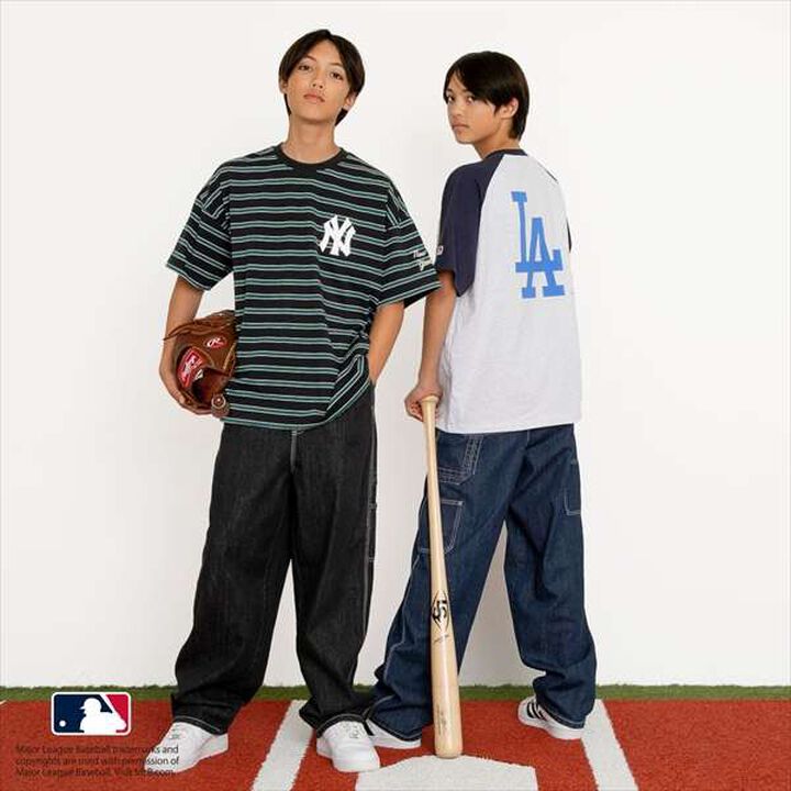 [MLB] Team Logo Print Raglan Short Sleeve T-Shirt,White, medium image number 17