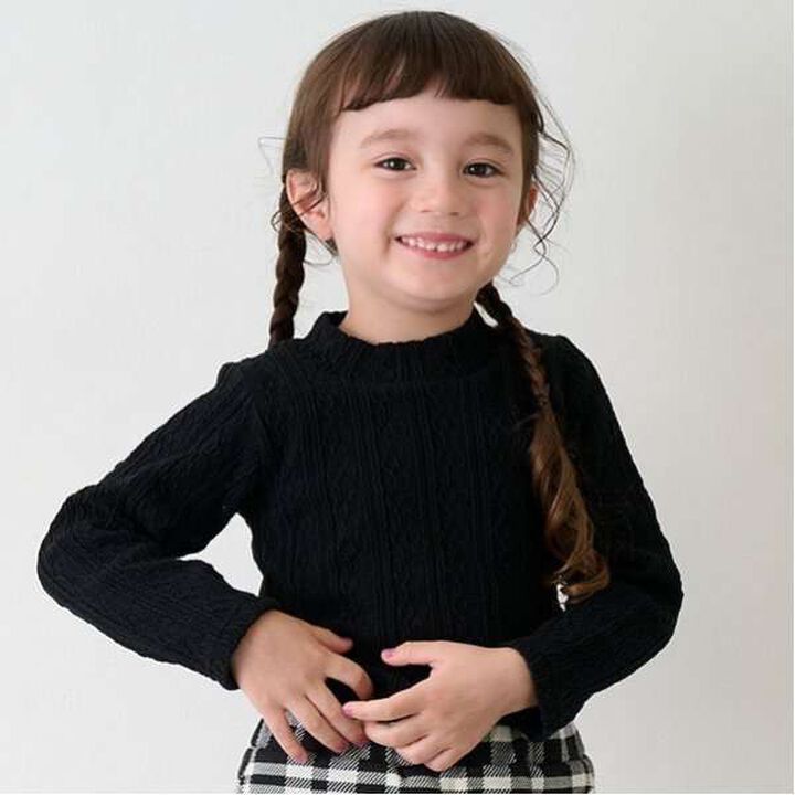 Shea Butter Jacquard High Neck Long T-Shirt,Ivory, medium image number 18