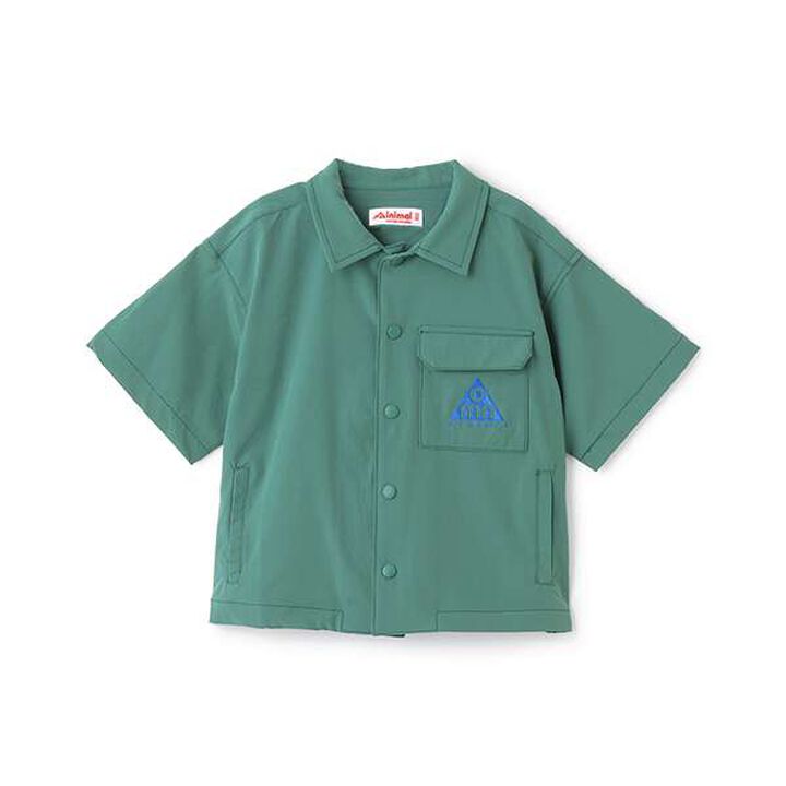 [4 WAY] Stretch Half Sleeve Shirt,Navy, medium image number 4