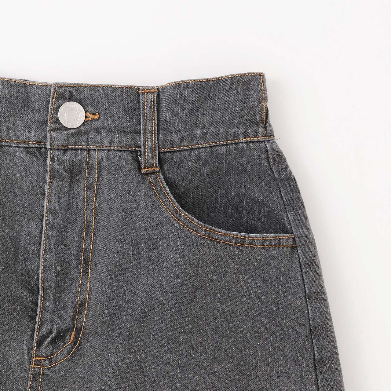 Denim Skirt Outfit Set,Gray, large image number 13