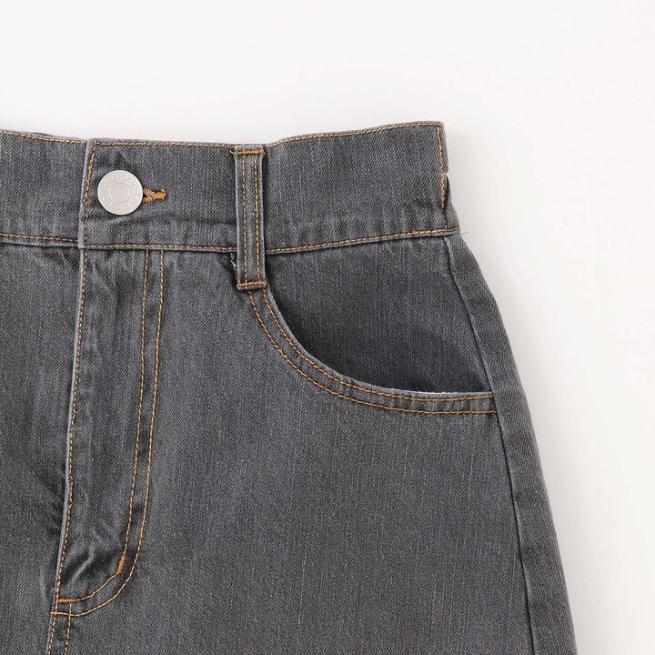 Denim Skirt Outfit Set,Gray, medium image number 13