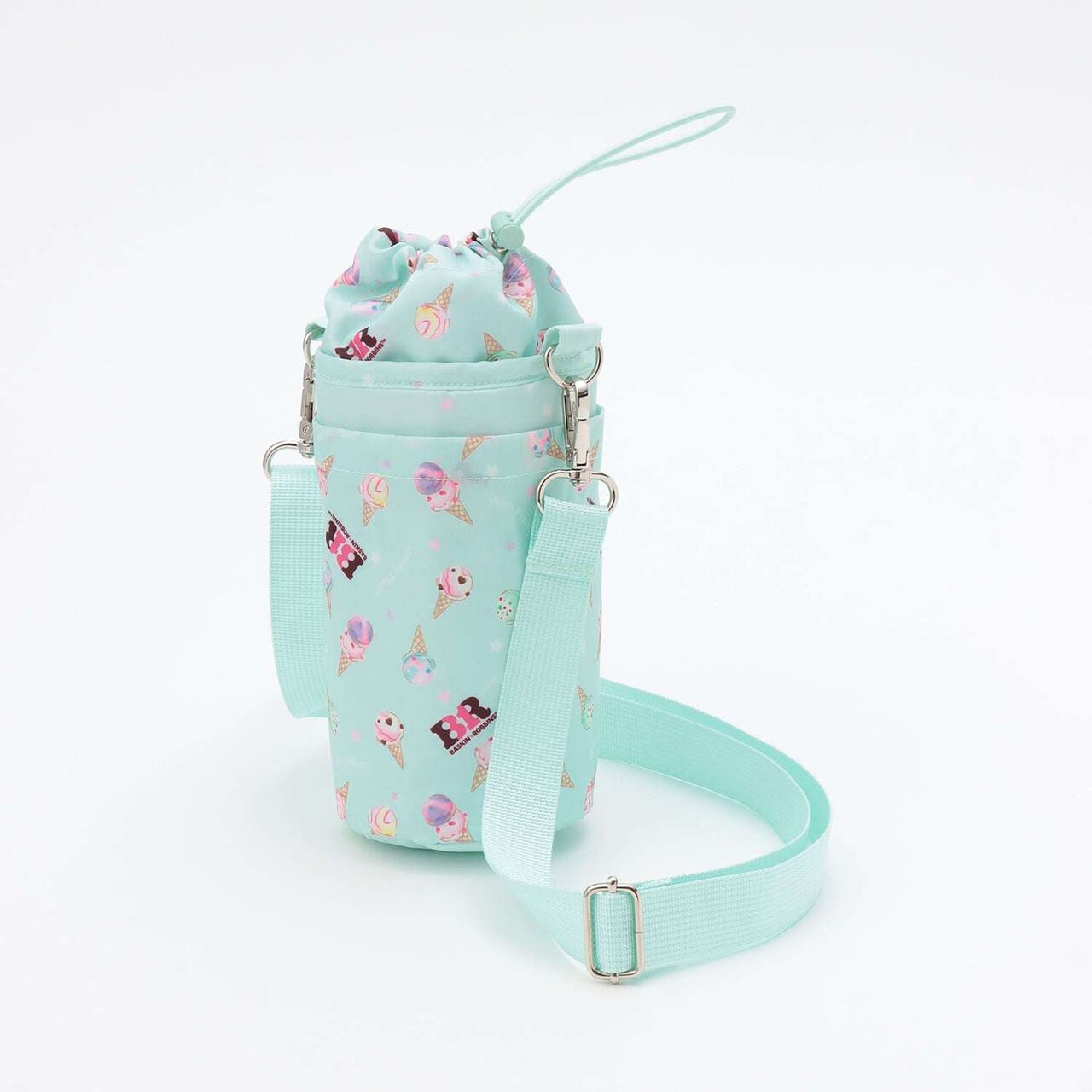 [Baskin-Robbins] Shoulder Bag with Bottle Holder,Emerald green, large image number 9